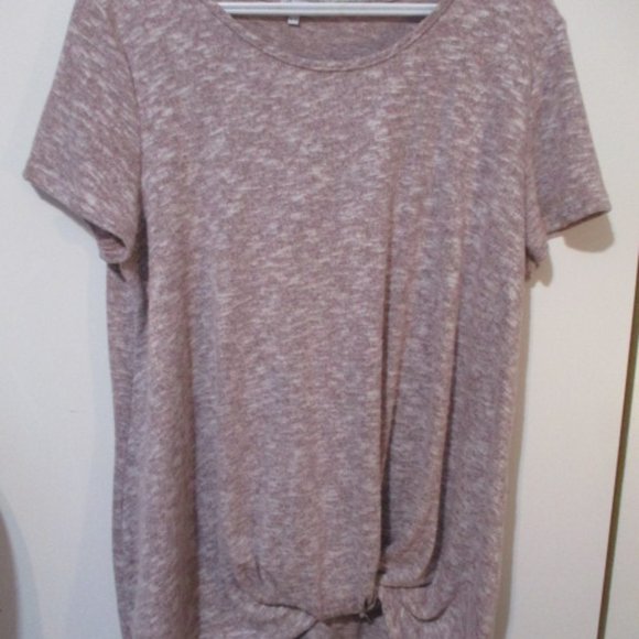 Purple Bottom Knot Top - Picture 1 of 5